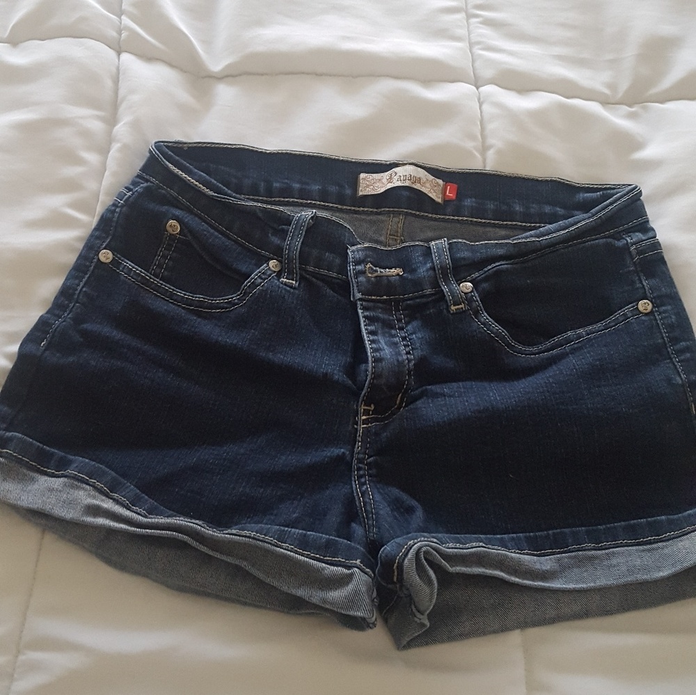 Denim shorts